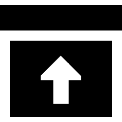 Box Unarchive File Icon from Sharp Solid Set
