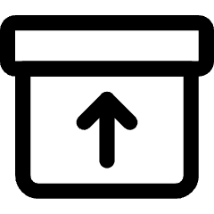 Box Unarchive File Icon from Core Line Set
