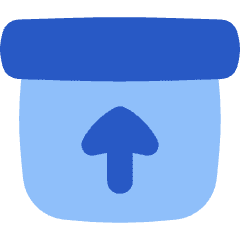 Box Unarchive File Icon from Flex Flat Set