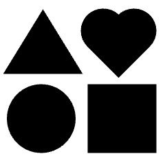 Categories Icon from Sharp Solid Set