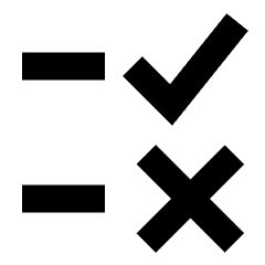 Checklist Rule Icon from Sharp Remix Set