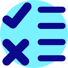 Checklist Rule Icon from Core Pop Set