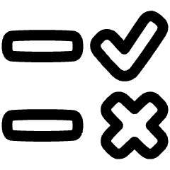 Checklist Rule Icon from Plump Line Set