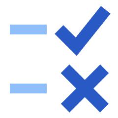 Checklist Rule Icon from Sharp Flat Set