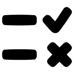 Checklist Rule Icon from Plump Solid Set