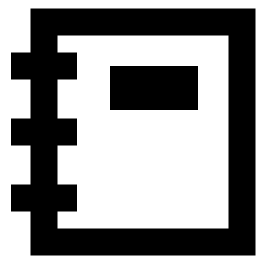 Contact Book Icon from Sharp Remix Set