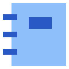 Contact Book Icon from Sharp Flat Set
