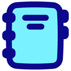 Contact Book Icon from Plump Pop Set