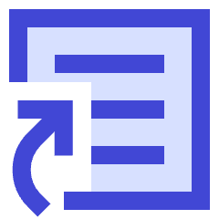 Content Article Shortcut Reference Icon from Sharp Duo Set