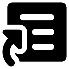 Content Article Shortcut Reference Icon from Core Solid Set