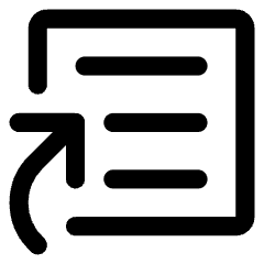 Content Article Shortcut Reference Icon from Core Line Set