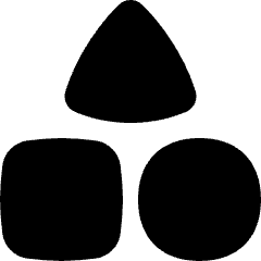 Content Categories Shapes Icon from Flex Solid Set