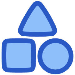 Content Categories Shapes Icon from Plump Duo Set