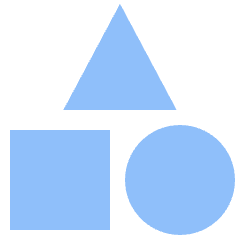 Content Categories Shapes Icon from Sharp Flat Set