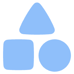 Content Categories Shapes Icon from Plump Flat Set