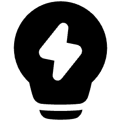 Content Insight Idea Trivia Icon from Plump Solid Set