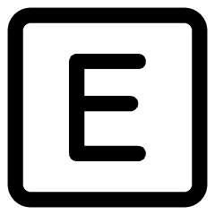 Content Rating Explicit Icon from Core Line Set