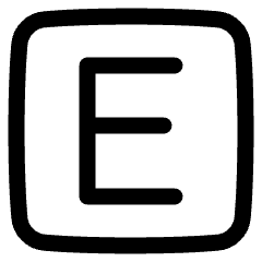 Content Rating Explicit Icon from Plump Line Set