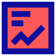 Content Statistic Icon from Sharp Pop Set