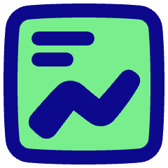 Content Statistic Icon from Plump Pop Set
