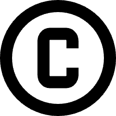 Copyright Icon from Sharp Remix Set