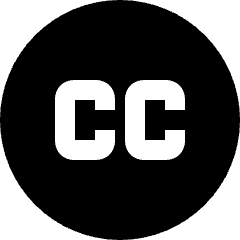 Creative Commons Icon from Sharp Solid Set