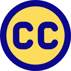 Creative Commons Icon from Core Pop Set