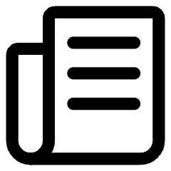 Documentation Newsletter Icon from Core Line Set