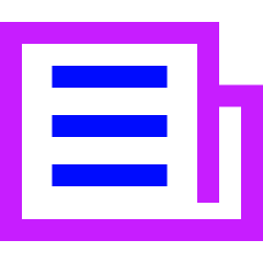 Documentation Newsletter Icon from Sharp Neon Set