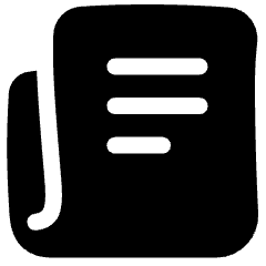 Documentation Newsletter Icon from Plump Solid Set