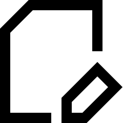 Draft Icon from Sharp Line Set