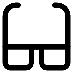 Glasses Icon from Core Line Set