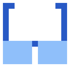 Glasses Icon from Sharp Flat Set