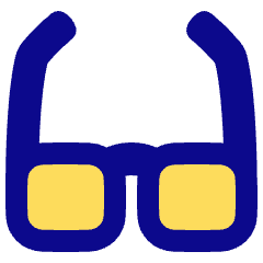 Glasses Icon from Plump Pop Set