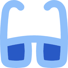 Glasses Icon from Flex Flat Set