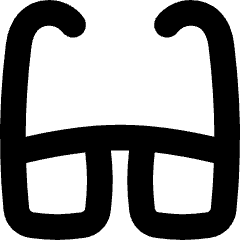 Glasses Icon from Flex Solid Set