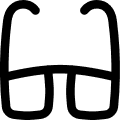 Glasses Icon from Flex Line Set