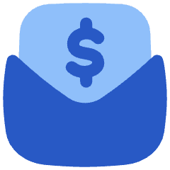 Mail Newsletter Paid Subscription Icon from Flex Flat Set