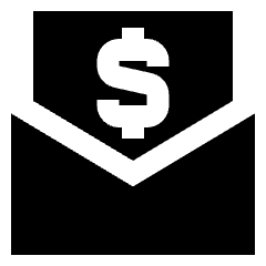 Mail Newsletter Paid Subscription Icon from Sharp Solid Set