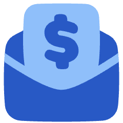 Mail Newsletter Paid Subscription Icon from Plump Flat Set