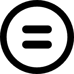 No Derivative Works Icon from Core Remix Set