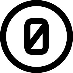 Non Commercial Icon from Sharp Line Set