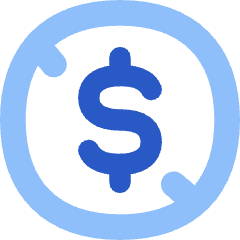 Non Commercial Dollars Icon from Flex Flat Set