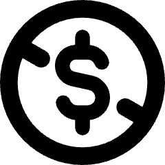 Non Commercial Dollars Icon from Core Solid Set