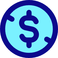 Non Commercial Dollars Icon from Core Pop Set