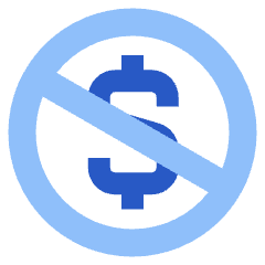 Non Commercial Dollars Icon from Sharp Flat Set