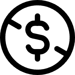 Non Commercial Dollars Icon from Core Line Set