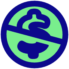 Non Commercial Dollars Icon from Plump Pop Set