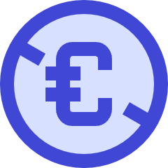 Non Commercial Euro Icon from Sharp Duo Set