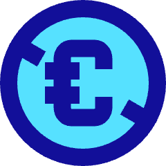 Non Commercial Euro Icon from Sharp Pop Set